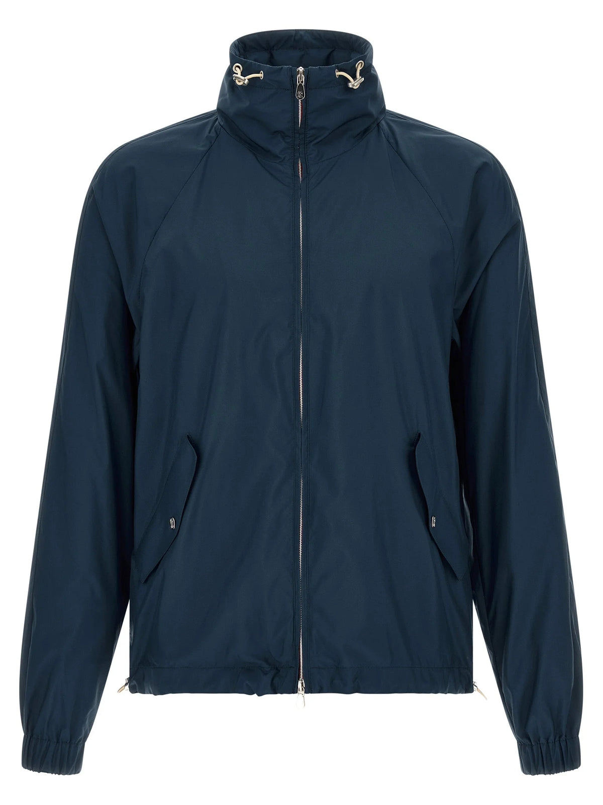 Brunello Cucinelli Blue Polyester Full-Length Jacket