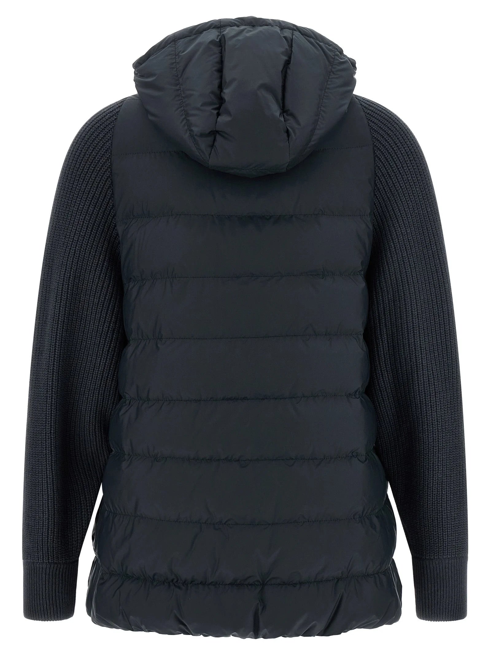 Brunello Cucinelli Blue Polyester Full-Length Jacket