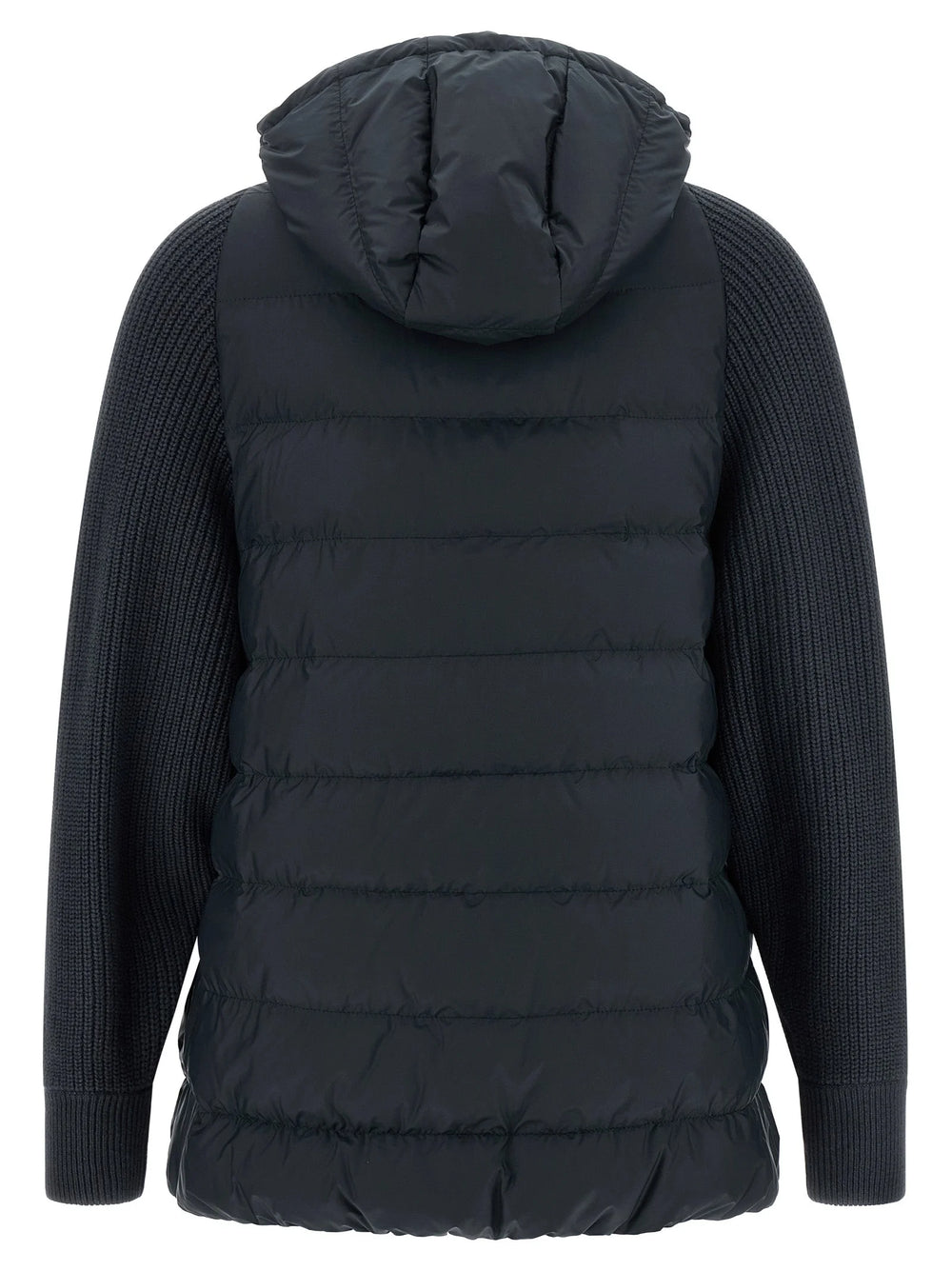 Brunello Cucinelli Blue Polyester Full-Length Jacket