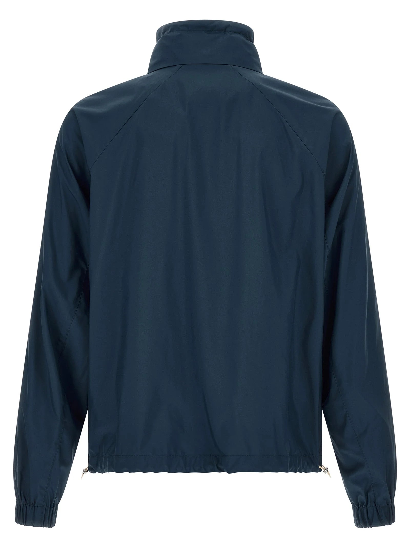 Brunello Cucinelli Blue Polyester Full-Length Jacket