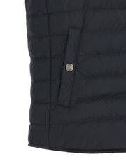 Brunello Cucinelli Blue Polyester Sleeveless Jacket