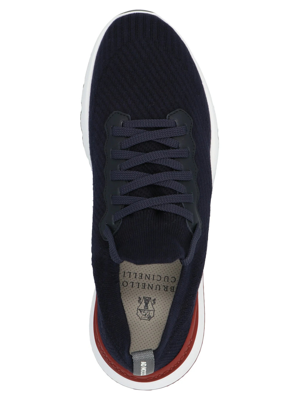 Brunello Cucinelli Blue Polyethylene Athletic Sneakers - EU45/US12