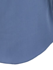 Brunello Cucinelli Blue Silk Sleeveles T-Shirt - S