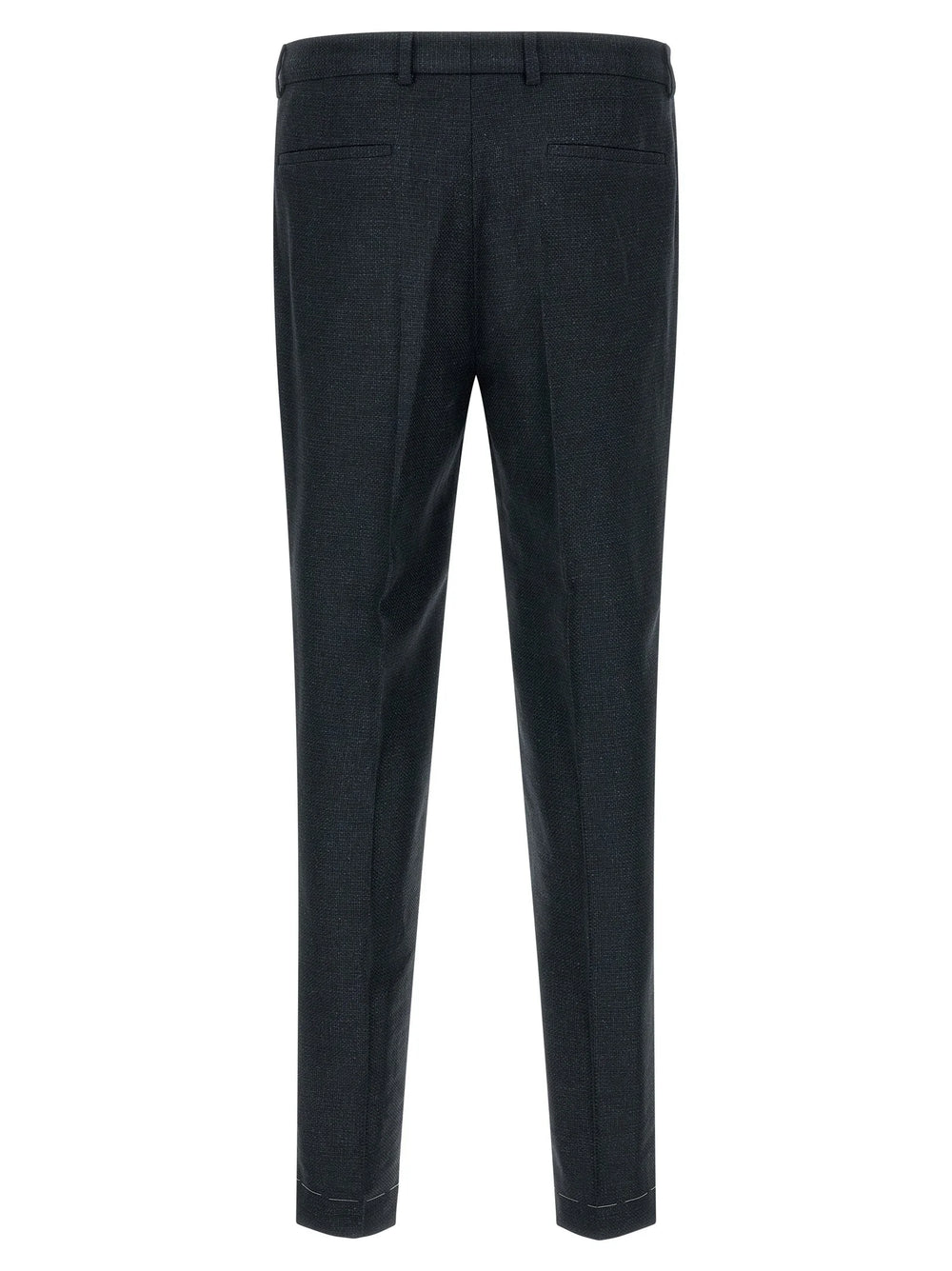 Brunello Cucinelli Blue Silk Two-Piece Suit