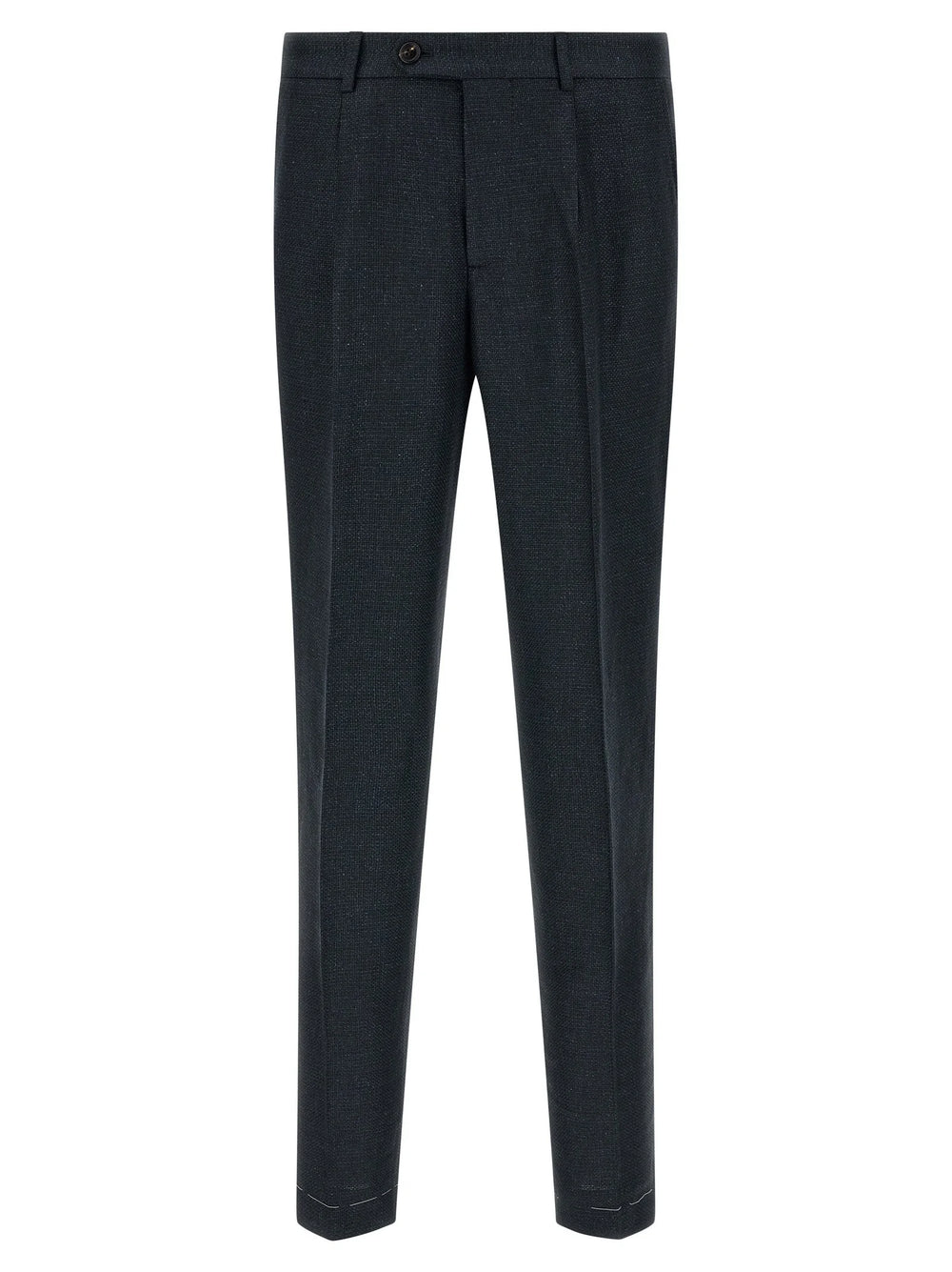 Brunello Cucinelli Blue Silk Two-Piece Suit