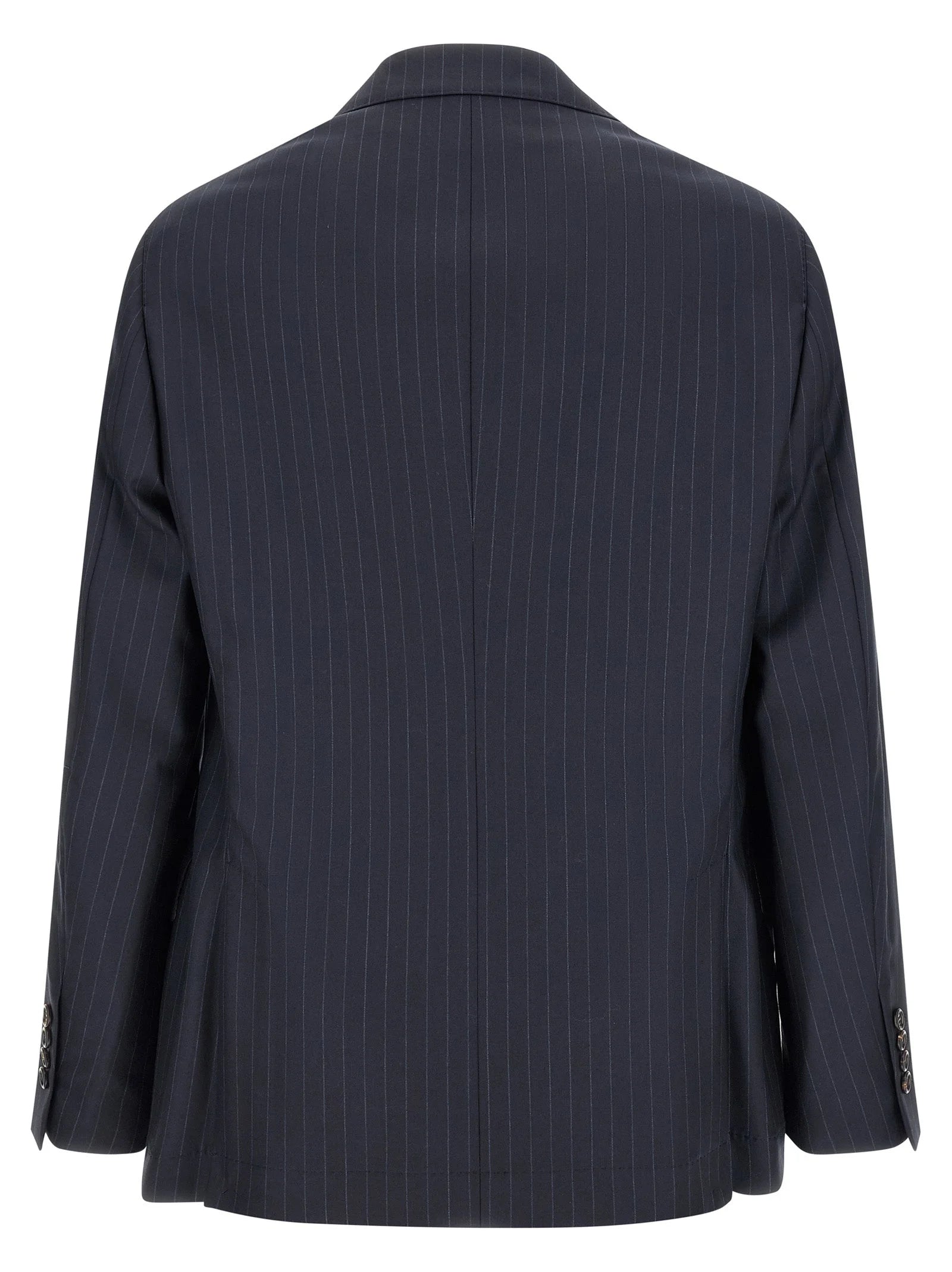 Brunello Cucinelli Blue Virgin Wool Blazer