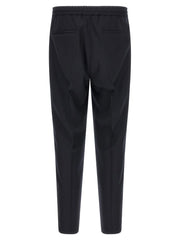Brunello Cucinelli Blue Virgin Wool Casual Pants