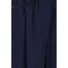Brunello Cucinelli Blue Wool Oves Aries Pants - IT44 | L