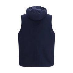 Brunello Cucinelli Blue Wool Oves Aries Sleeveless Jacket