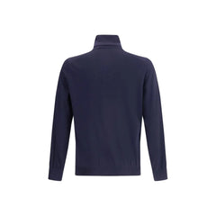 Brunello Cucinelli Blue Wool Oves Aries Turtleneck