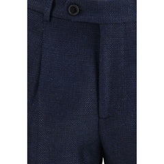 Brunello Cucinelli Blue Wool Oves Aries Two-Piece Suit