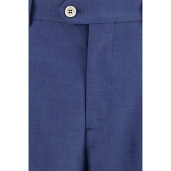Brunello Cucinelli Blue Wool Oves Aries Two-Piece Suit - IT52 | XL