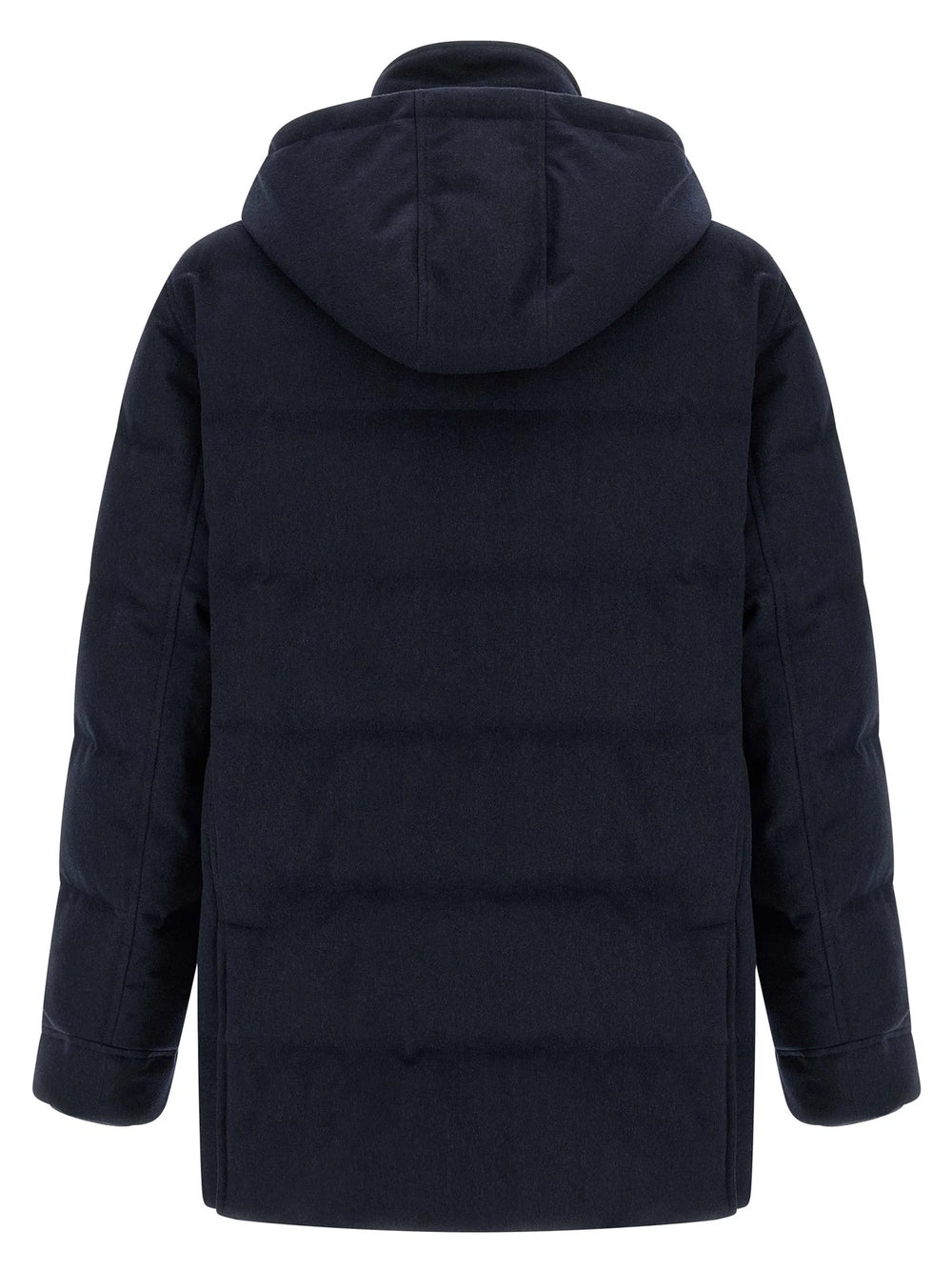 Brunello Cucinelli Blue Wool Parka