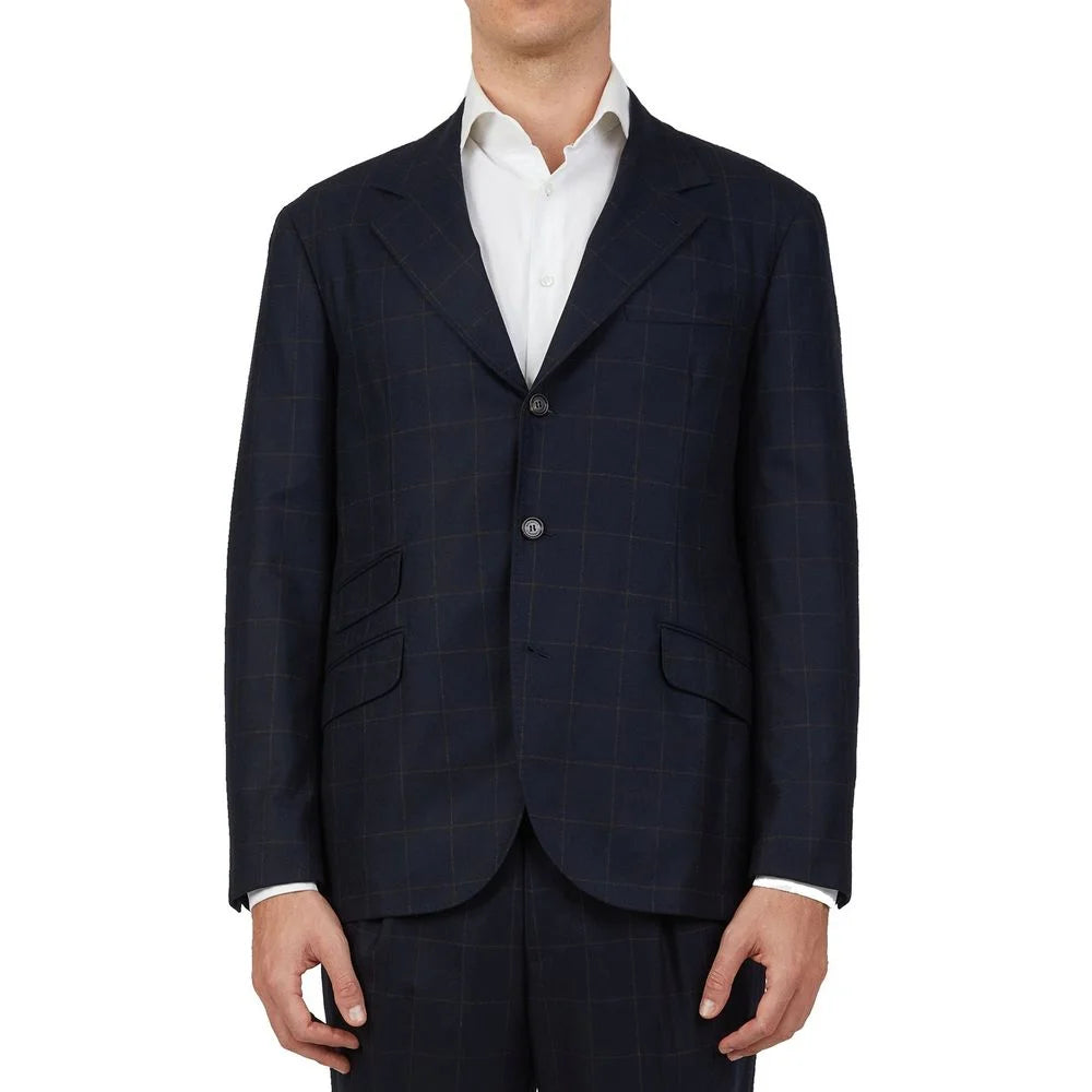 Brunello Cucinelli Blue Wool Two-Piece Suit - IT46 | S
