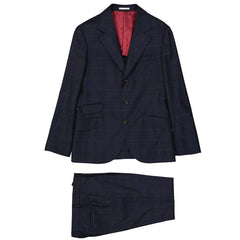 Brunello Cucinelli Blue Wool Two-Piece Suit - IT46 | S