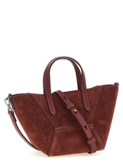 Sac à main en veau bordeaux Brunello Cucinelli