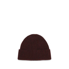 Brunello Cucinelli Bordeaux Cashmere Beanie