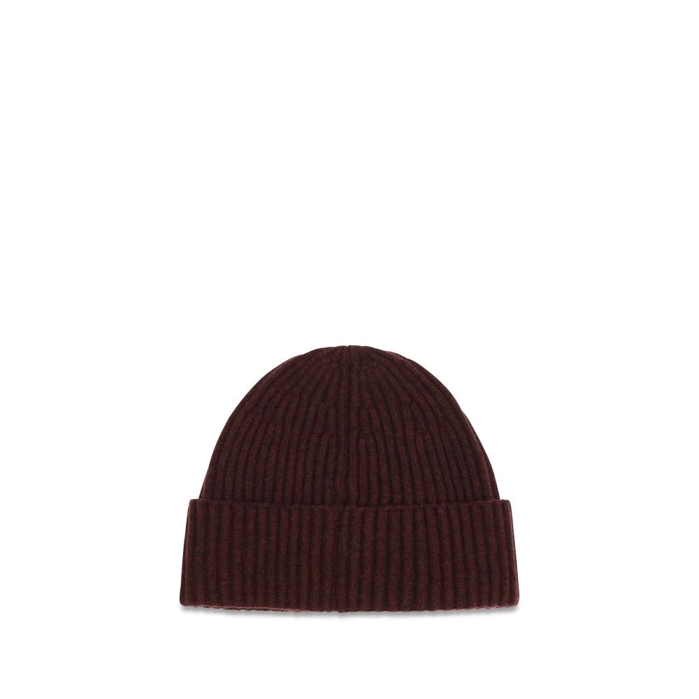 Brunello Cucinelli Bordeaux Cashmere Beanie