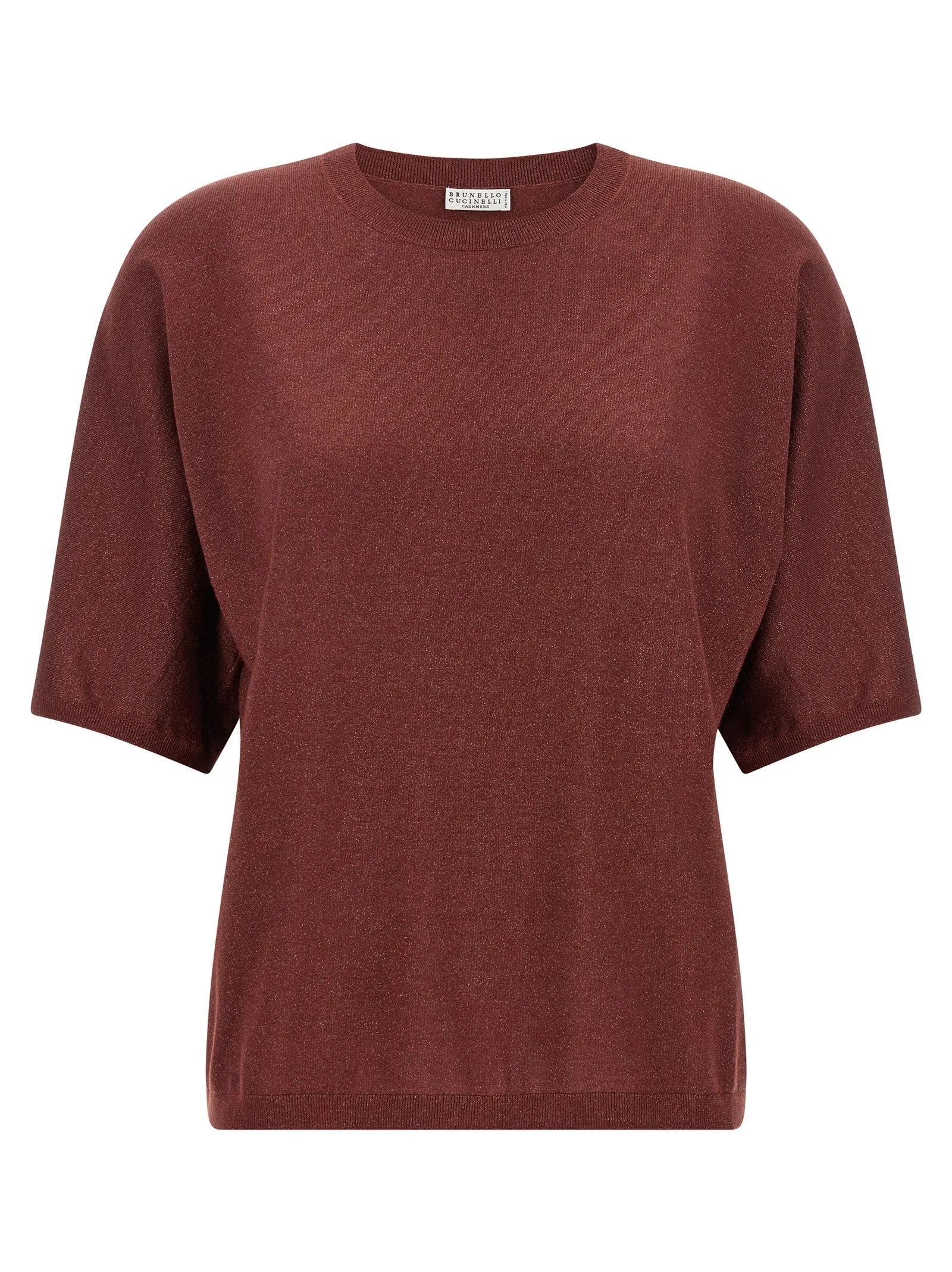 Brunello Cucinelli Bordeaux Cashmere Cardigan