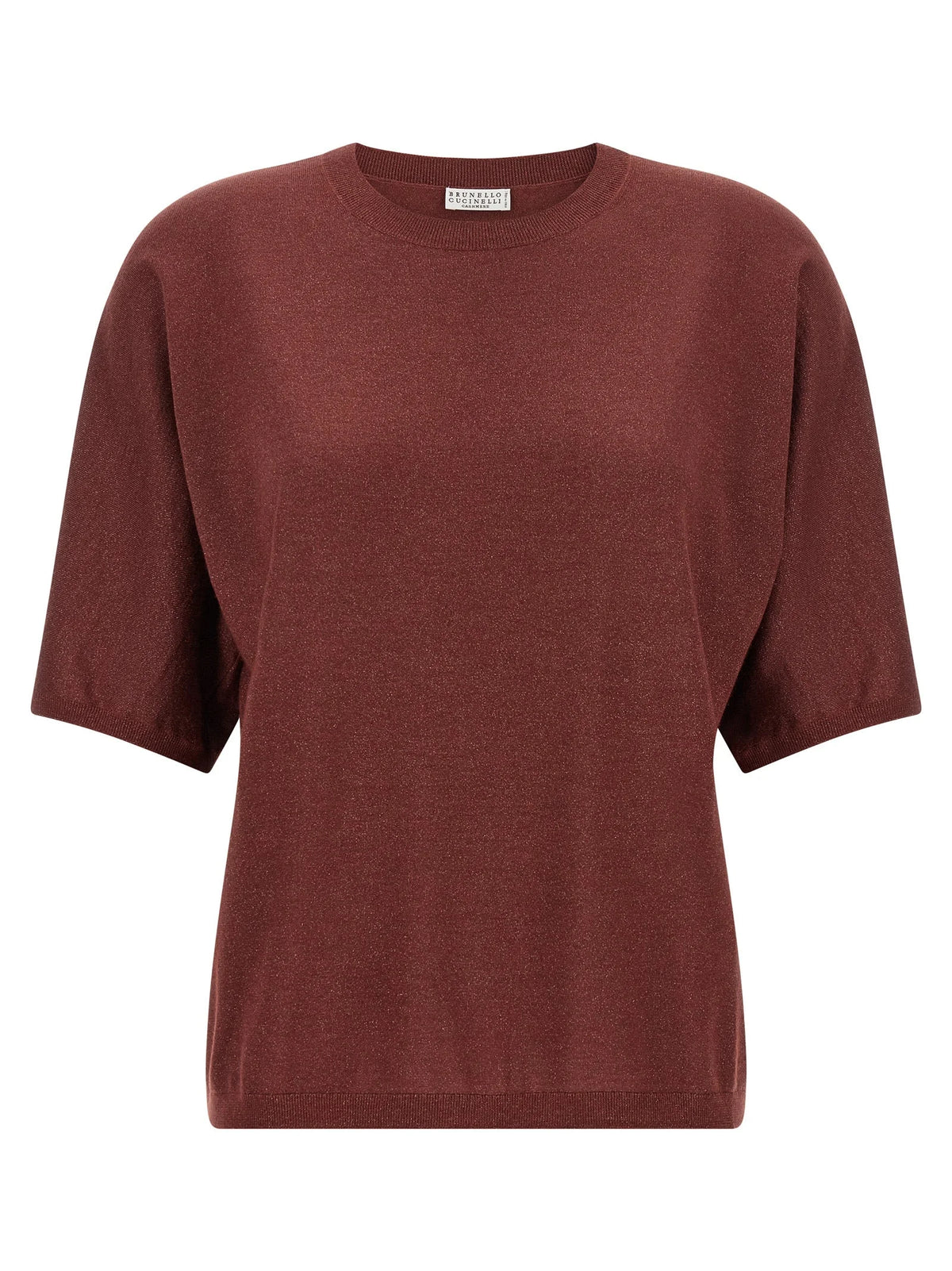 Brunello Cucinelli Bordeaux Cashmere Cardigan