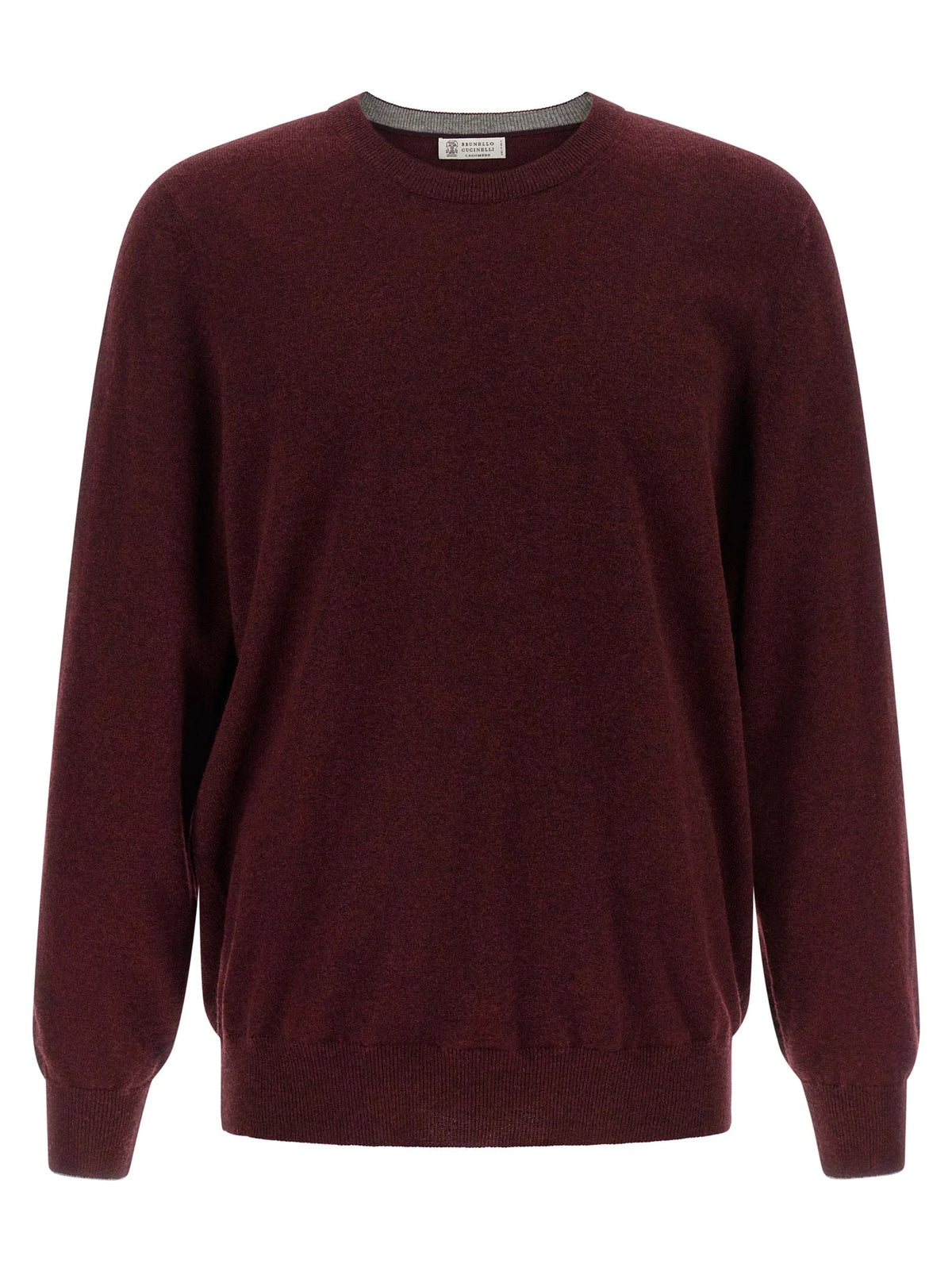 Brunello Cucinelli Bordeaux Cashmere Cardigan