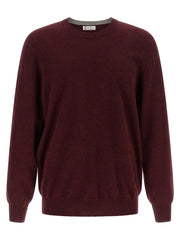 Brunello Cucinelli Bordeaux Cashmere Cardigan