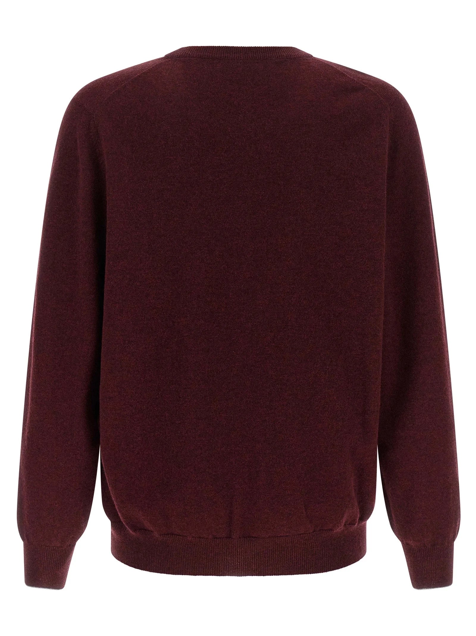 Brunello Cucinelli Bordeaux Cashmere Cardigan