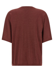 Brunello Cucinelli Bordeaux Cashmere Cardigan