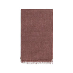 Brunello Cucinelli Bordeaux Cashmere Foulard