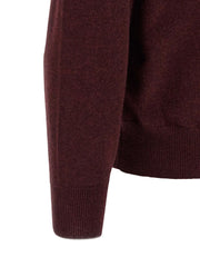 Brunello Cucinelli Bordeaux Cashmere Polo Shirt