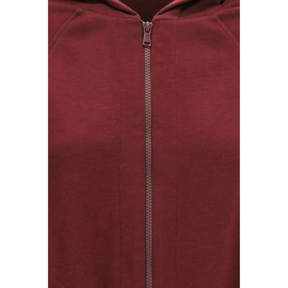 Brunello Cucinelli Bordeaux Cotton Sweatshirt - L