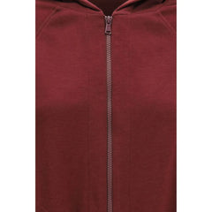 Brunello Cucinelli Bordeaux Cotton Sweatshirt - L