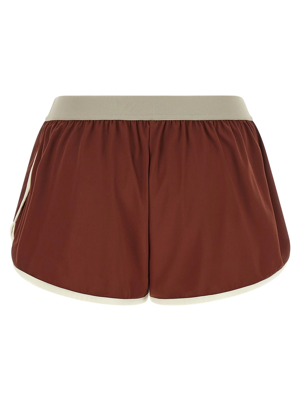 Brunello Cucinelli Bordeaux Polyamide Bermuda Shorts