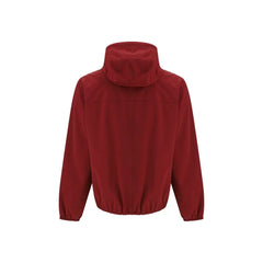 Brunello Cucinelli Bordeaux Polyamide Shell Jacket