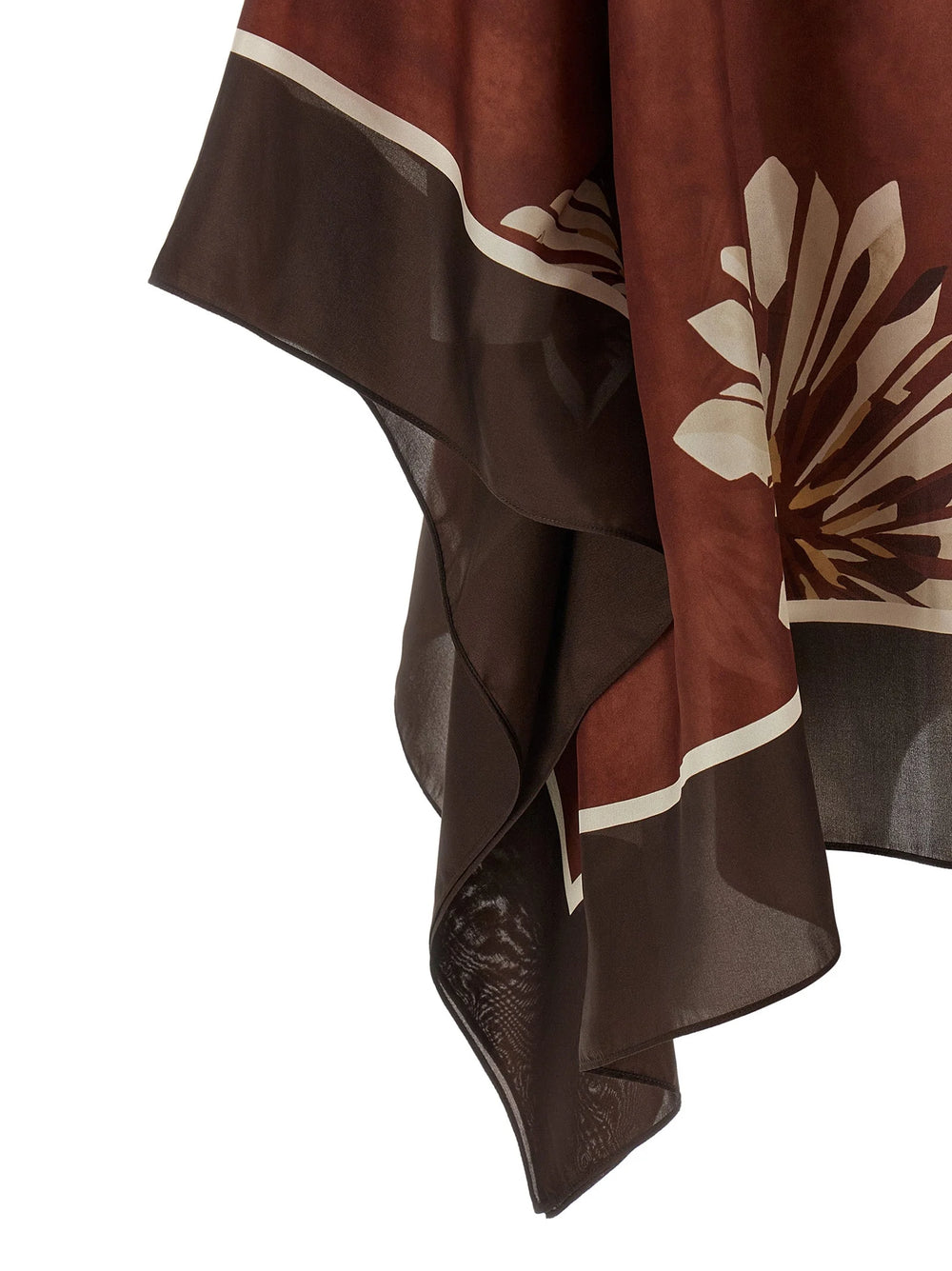Brunello Cucinelli Bordeaux Silk Blouse - S