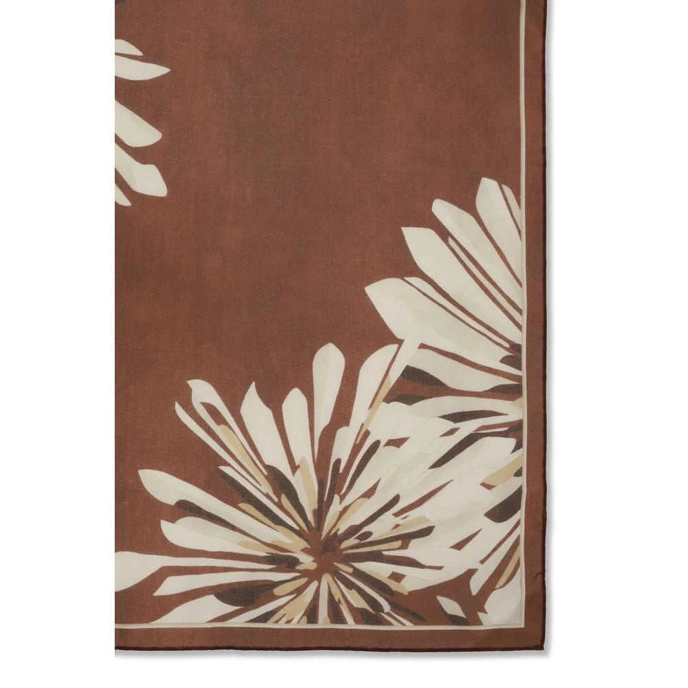 Brunello Cucinelli Bordeaux Silk Scarf