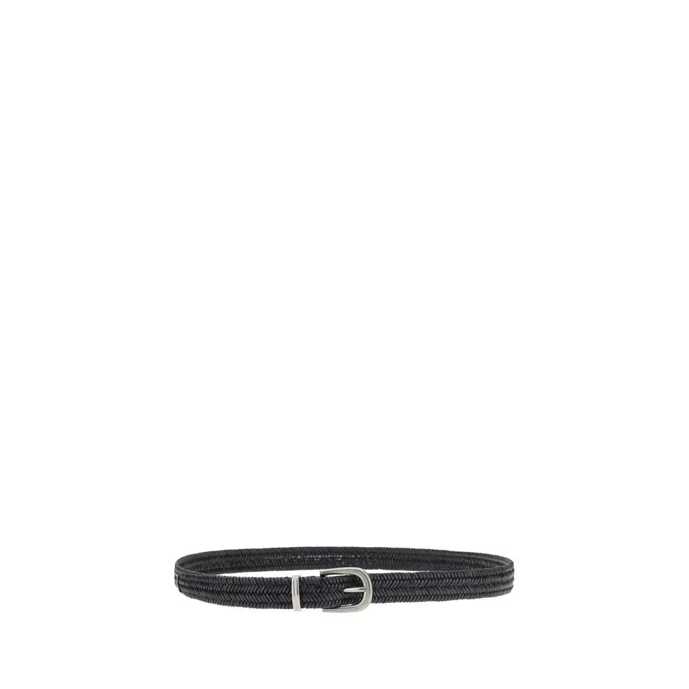 Brunello Cucinelli Braided stretch leather Belt - S - Belts
