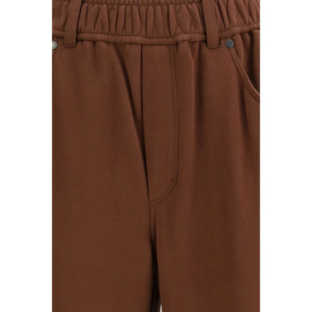 Brunello Cucinelli Brown Acetate Casual Pants
