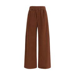 Brunello Cucinelli Brown Acetate Casual Pants