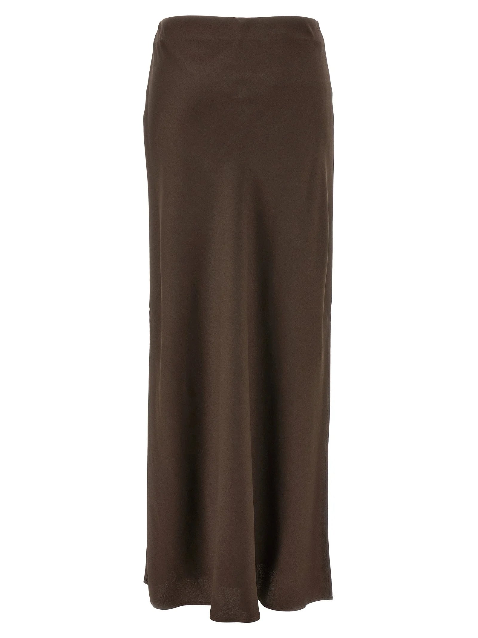 Brunello Cucinelli Brown Acetate Mini Skirt