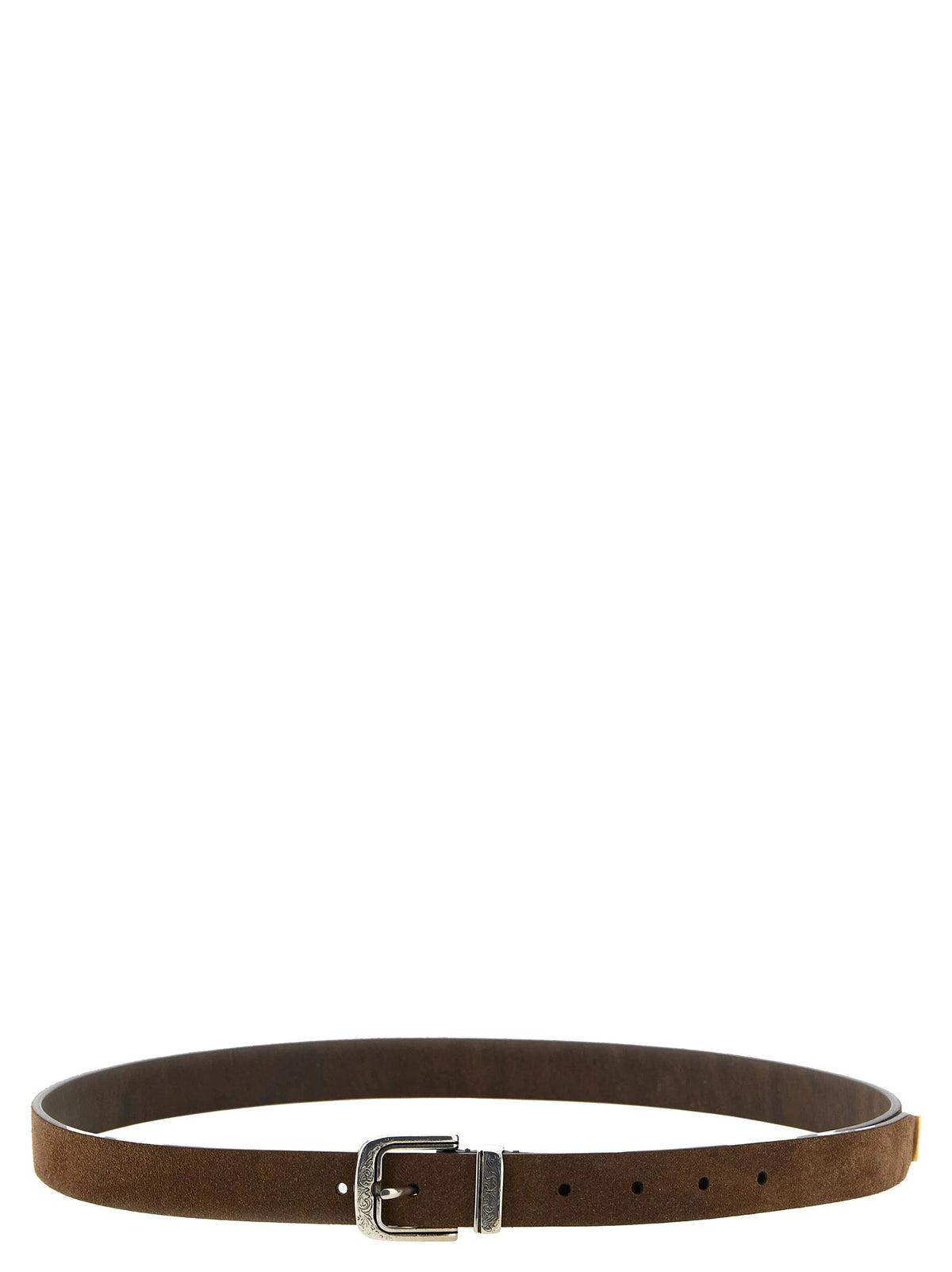 Brunello Cucinelli Brown Bull Skin Belt