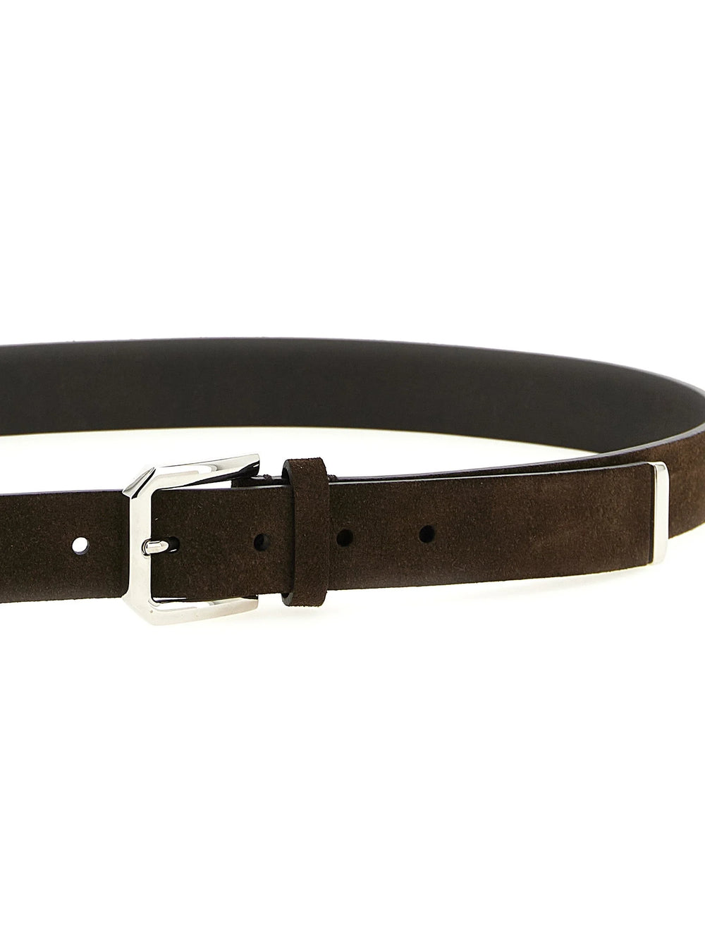 Brunello Cucinelli Brown Bull Skin Regular Belt