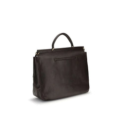 Brunello Cucinelli Brown Calf Leather Bos Taurus Luggage And Travel