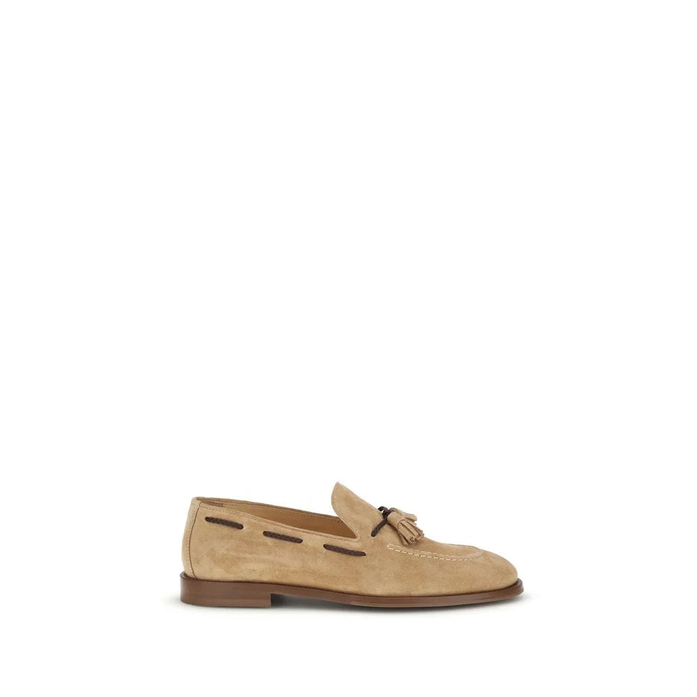 Mocassins en cuir de veau marron Brunello Cucinelli Bos Taurus - EU43.5/US10.5