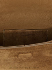 Brunello Cucinelli Brown Calfskin Clutch Bag
