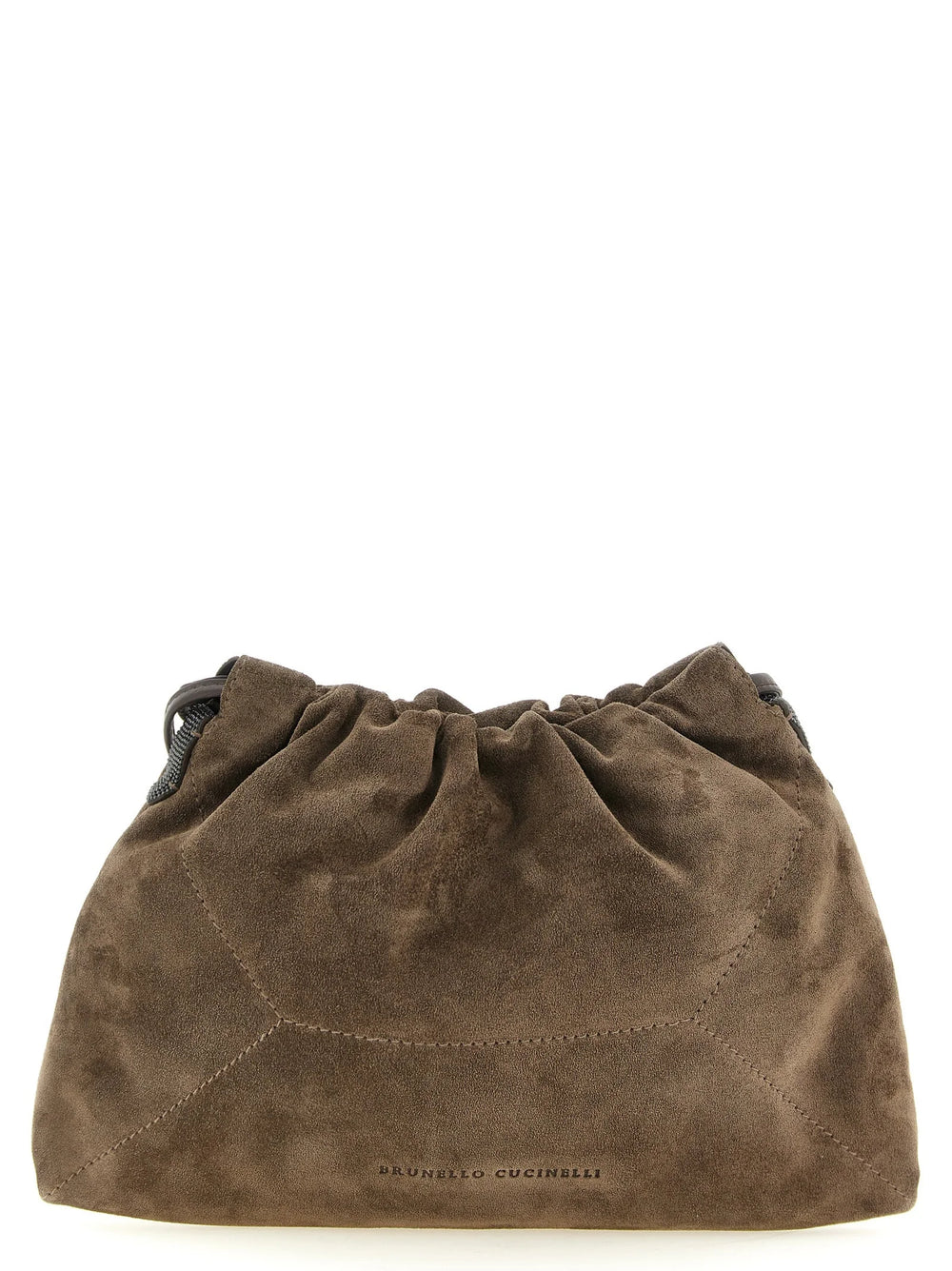 Brunello Cucinelli Braune Kalbsleder-Clutch