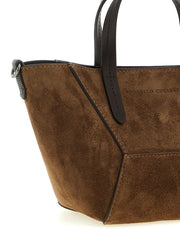 Brunello Cucinelli Brown Calfskin Handbag