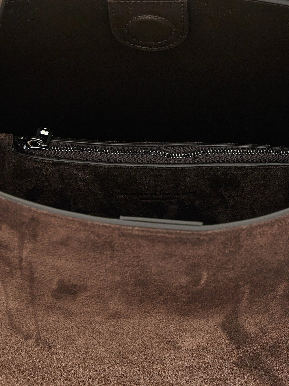 Sac à main en veau marron Brunello Cucinelli