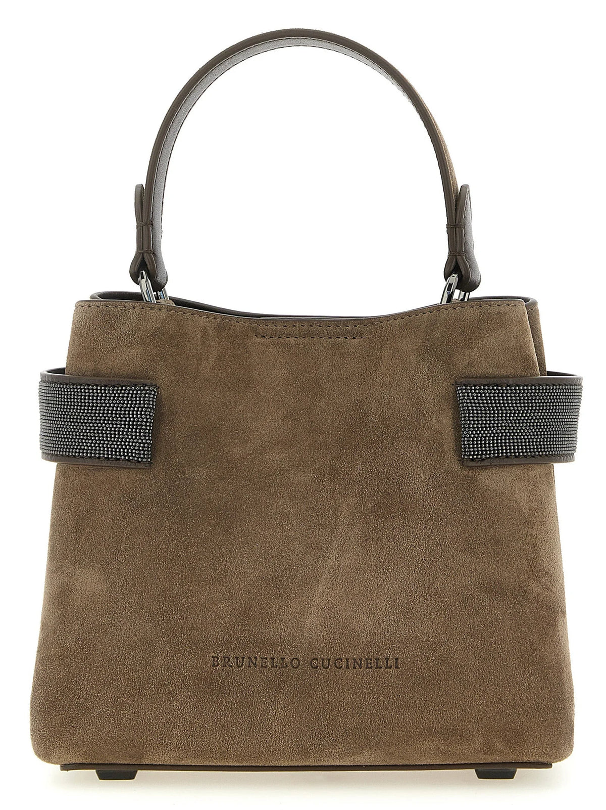 Brunello Cucinelli Braune Kalbsleder-Handtasche