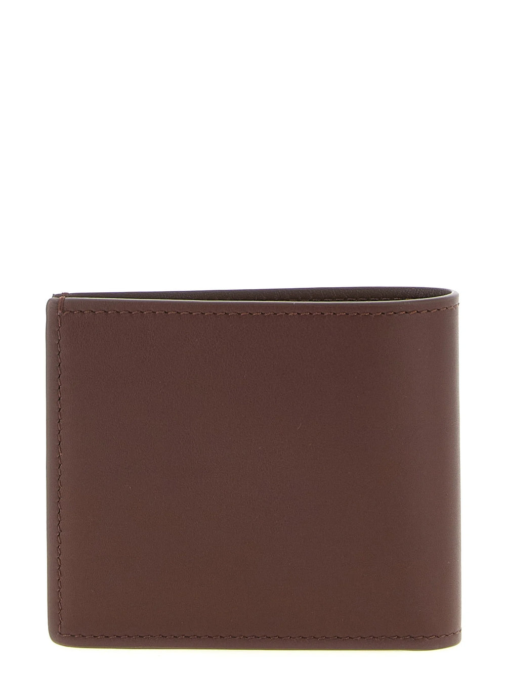 Brunello Cucinelli Brown Calfskin Leather Wallet